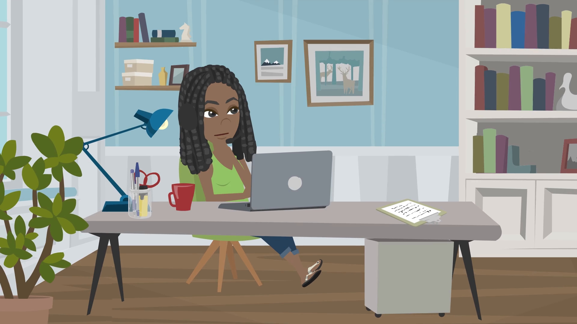 Interactive video project preview